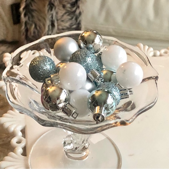 Vintage Fostoria Crystal Clear Glass BAROQUE Pattern Footed Comport Compote - Picture 6 of 8